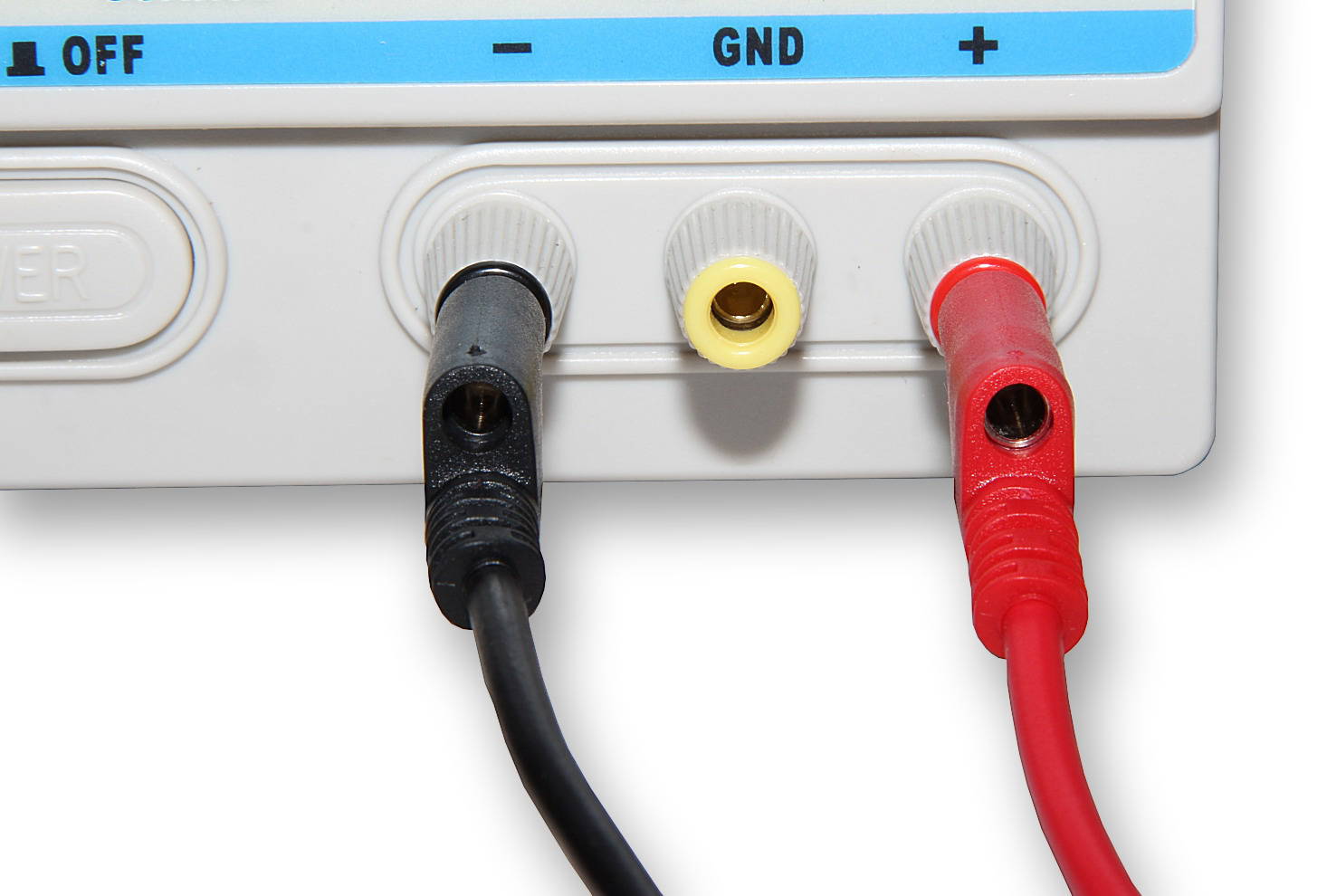 Kabel k laboratorním zdrojům 100cm červený