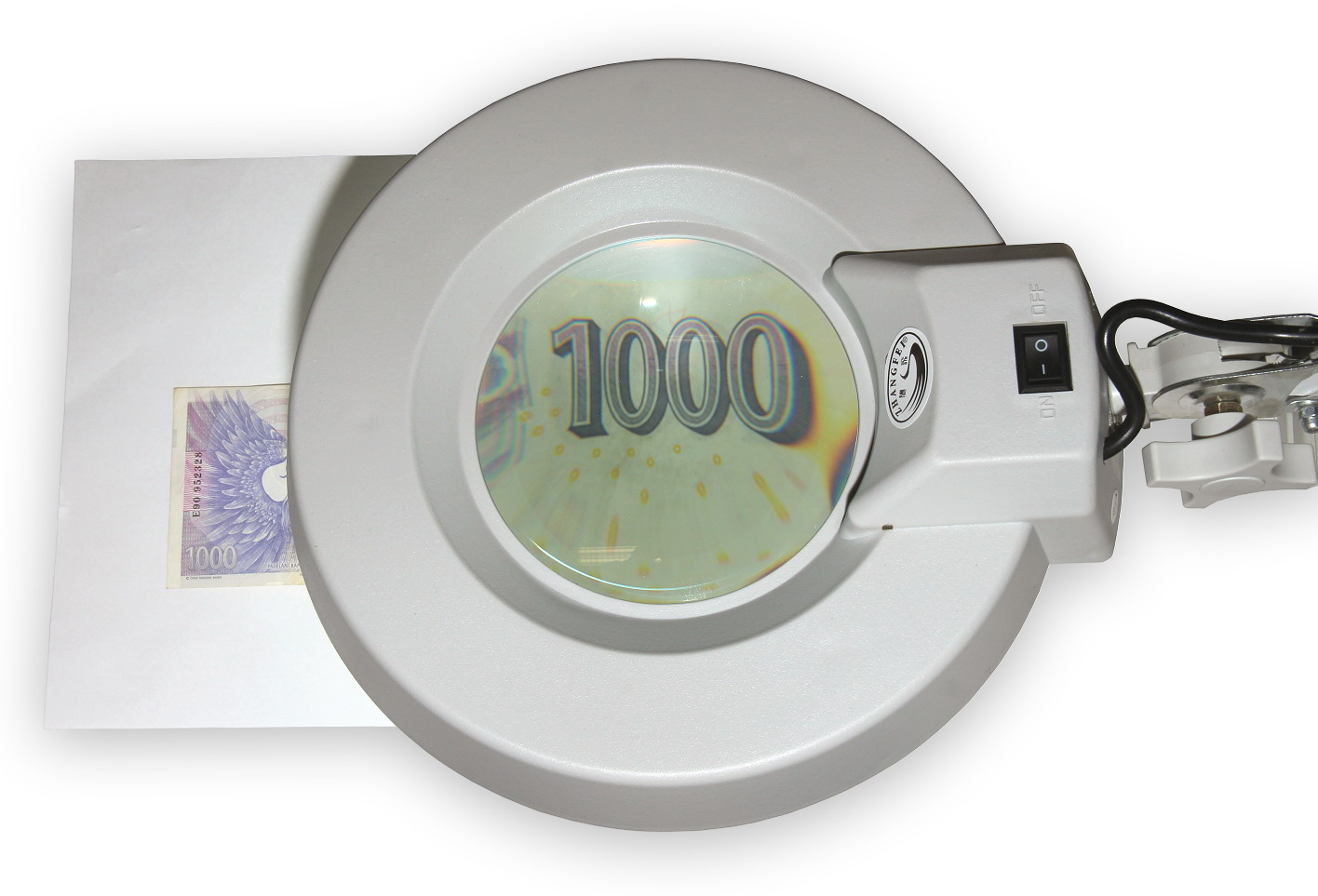 Lampa s kruhovou lupou typové řady T86-C zvětšení 10D