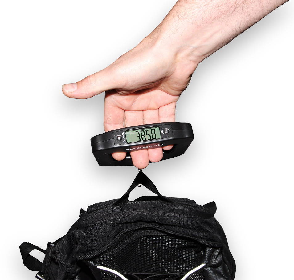 Cestovní mini váha na zavazadla do 50kg