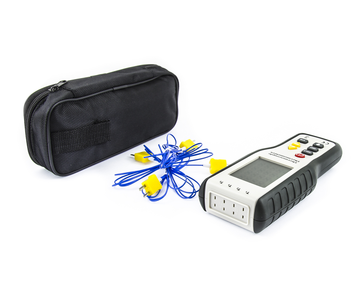 Čtyřkanálový profesionální teploměr Xintest HT-9815