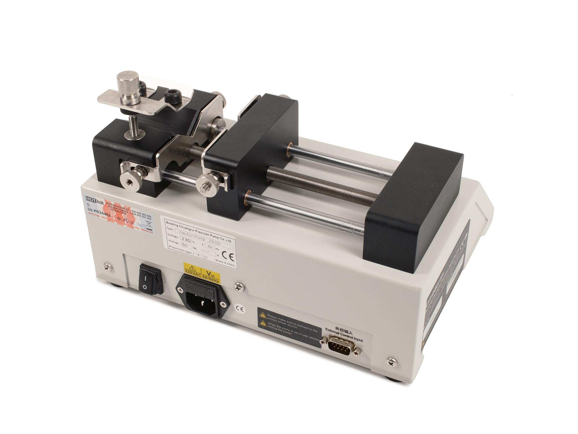 Stříkačková (injekční) laboratorní pumpa CR ZS100 10ul - 60ml