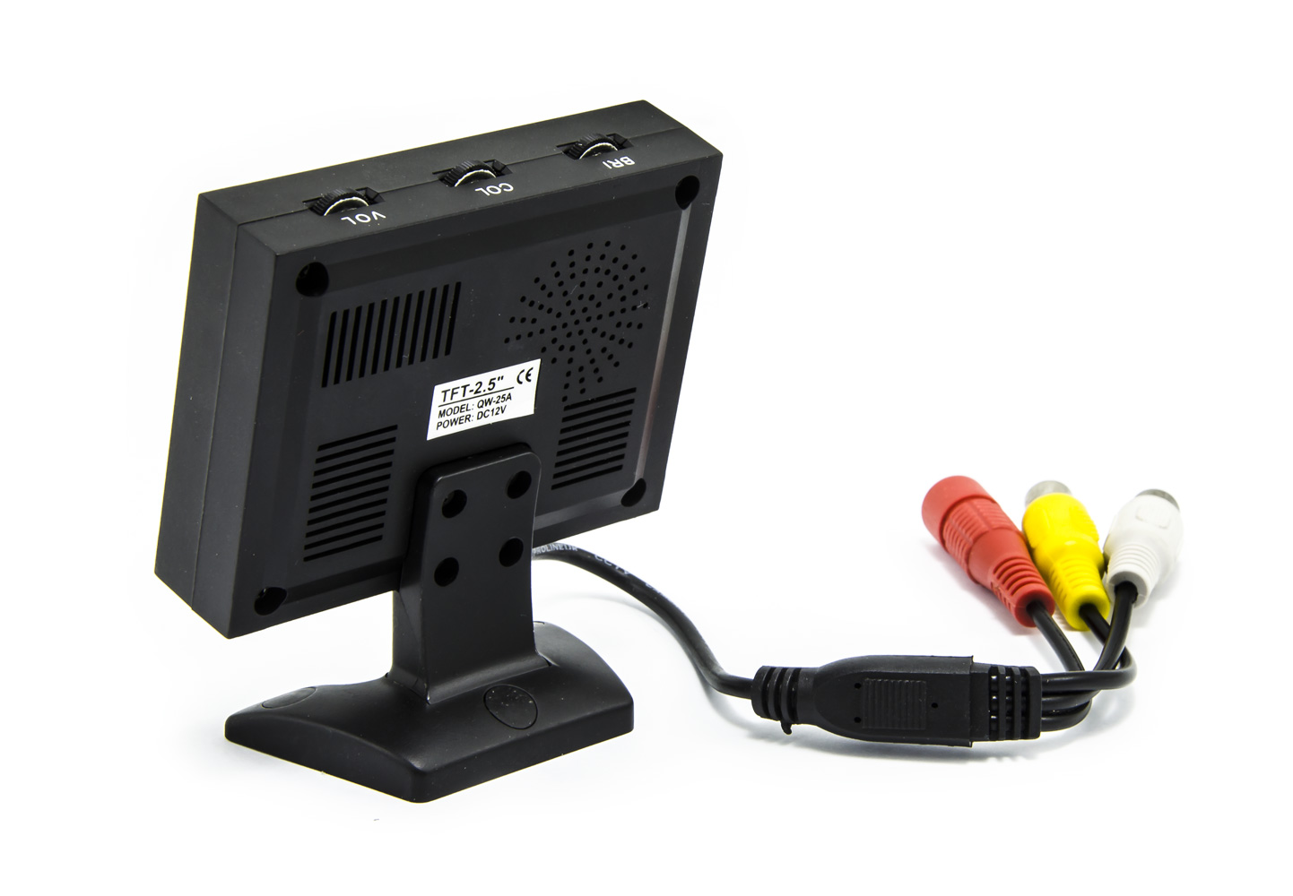 Přenosný LCD monitor 2,5" 12V 480x228px Cinch