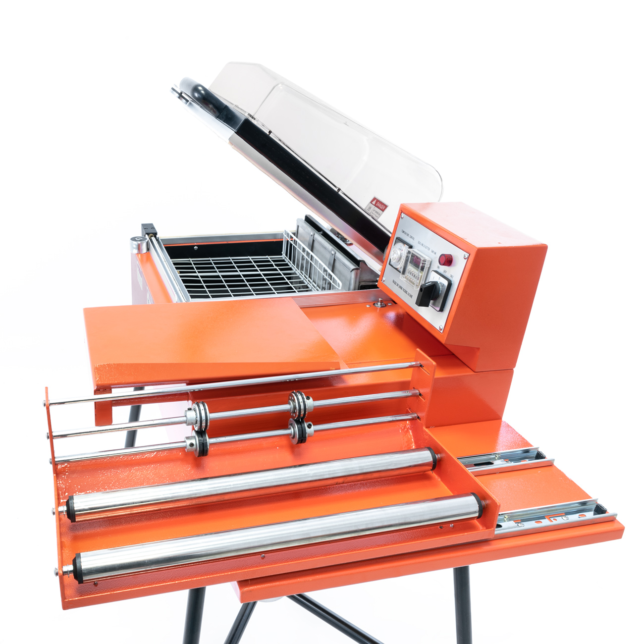 Poloautomatická komorová balička FM-3028 pro teplem smršťitelné folie