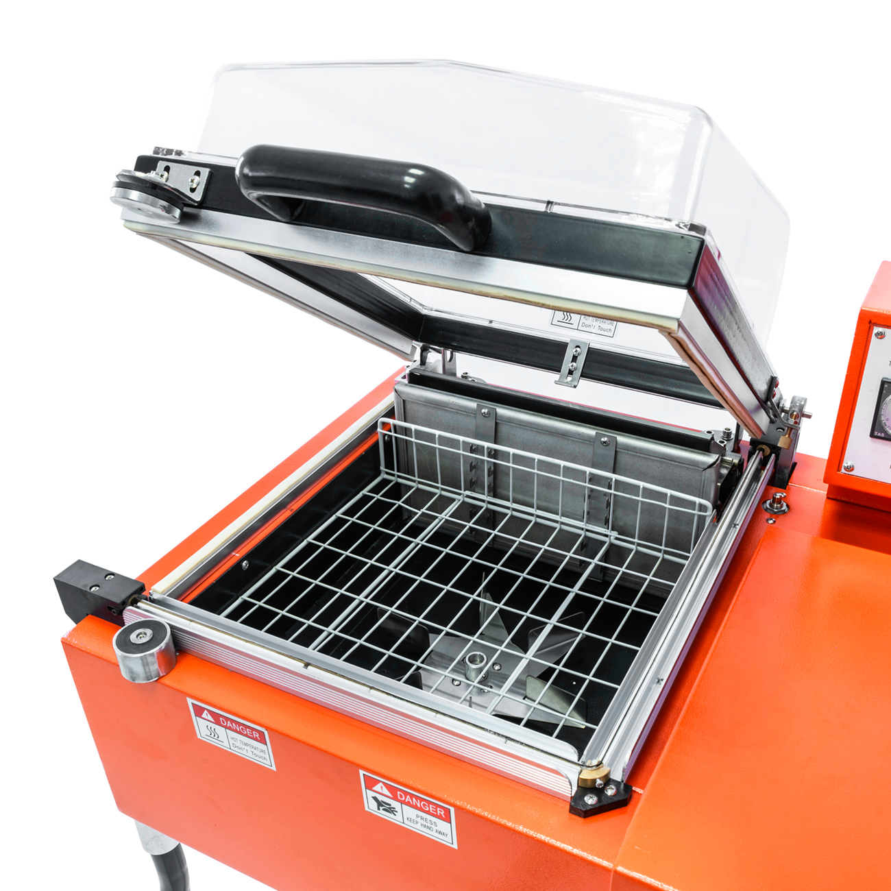 Poloautomatická komorová balička FM-3028 pro teplem smršťitelné folie