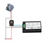 Multifunkční vestavné měřidlo elektrických veličin AC 80~260V/100A - proudový transformátor otevíratelný