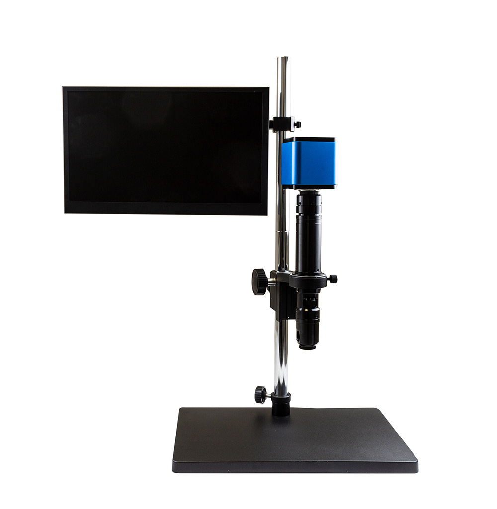 FULL HD monitor 15,6" HDMI, VGA, AV, BNC s objímkou pro připojení ke stojanu mikroskopu