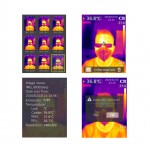 Profesionální termokamera 30-45°C s výstupem pro PC a stativem UNI-T UTi165K