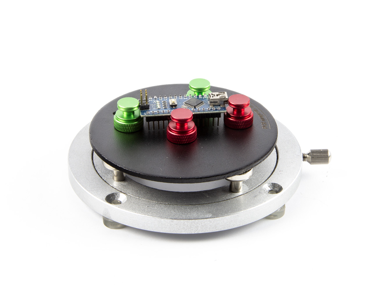 360° rotacni magnetická platforma pro uchycení DPS pod mikroskopem