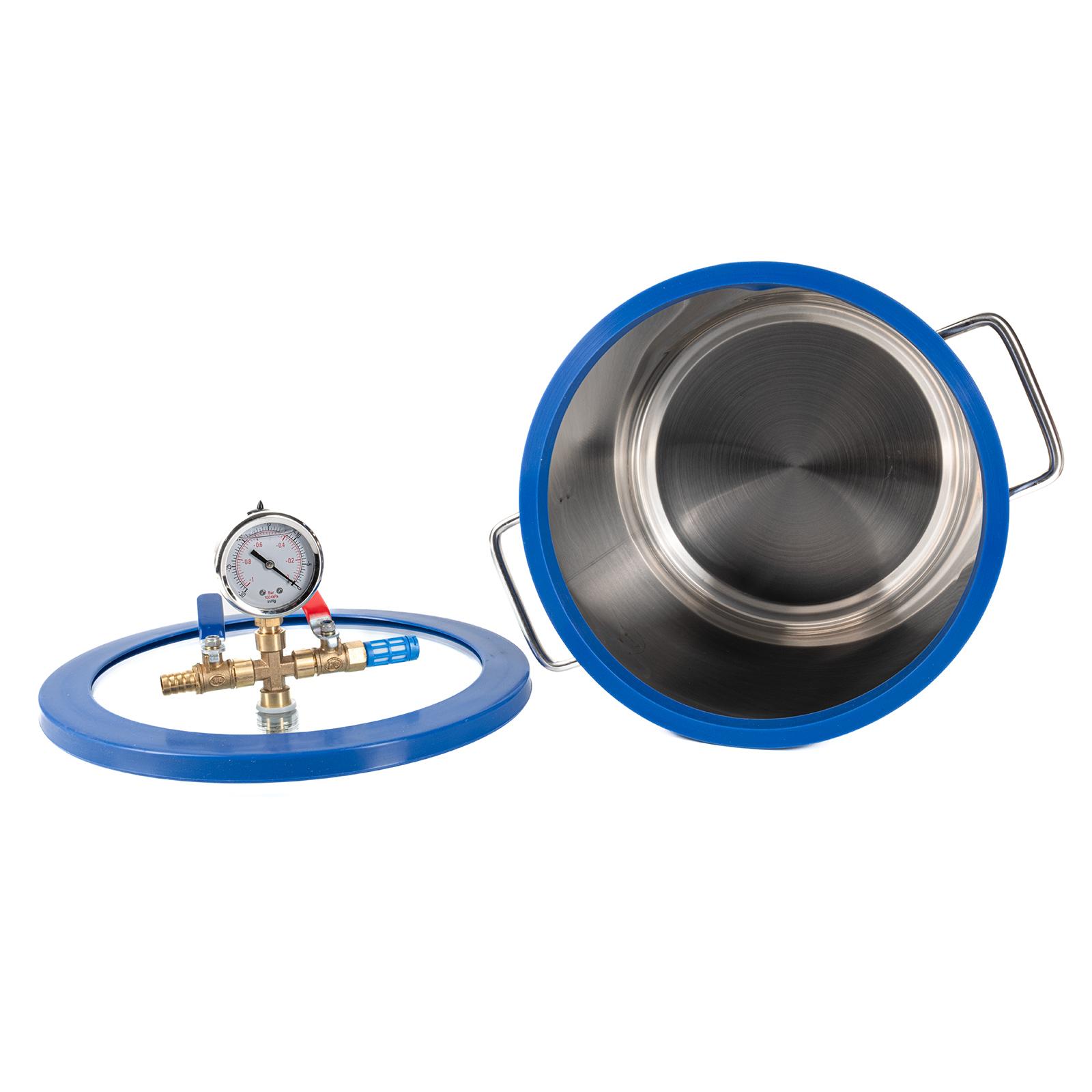 Vakuová komora 8L s olejovou vývěvou 230V/50Hz