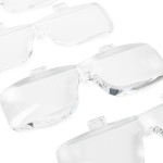 Servisní zvětšovací brýle zvětšení 0,75 - 4X s LED přísvitem a USB nabíjením
