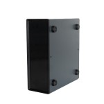 Konstrukční krabice kov/plast 202x80x220mm – černý