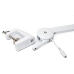 Bílá stolní lampa IB-127 s lupou 127mm a LED podsvícením