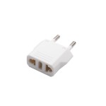 Redukce US/CN na EU/CZ - 230V/5A - bílá