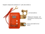 Automatický odpojovač baterie 12-24V DC, 240A Kill Switch Automatické vypnutí napájení