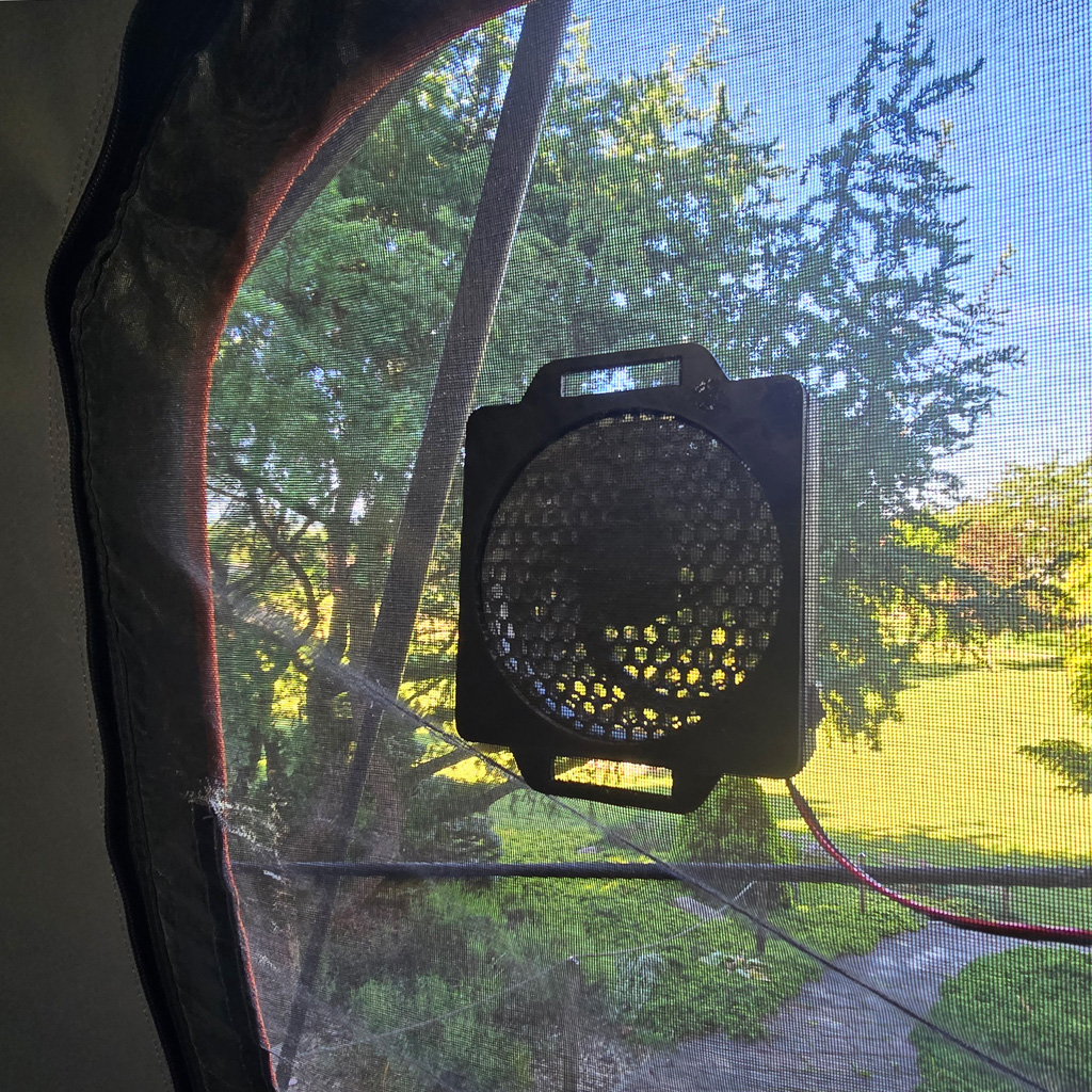 Ventilátor pro střešní nástavby, stany a karavany – magnetický USB 5V